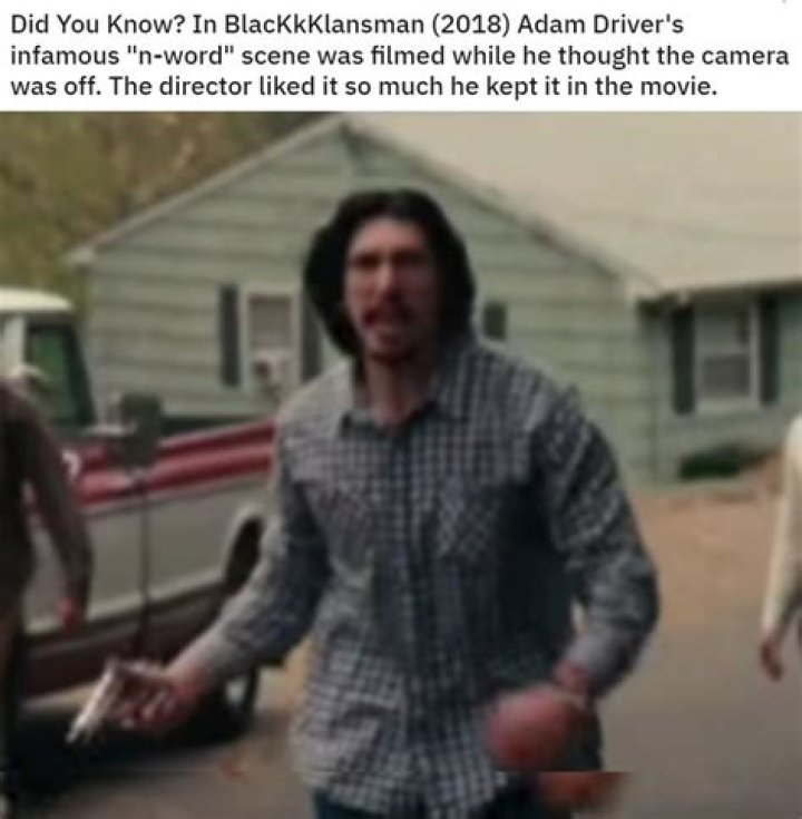 adam driver says n word with darth vader YouTube